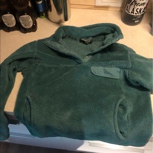 Teal/Aqua Patagonia snap tee